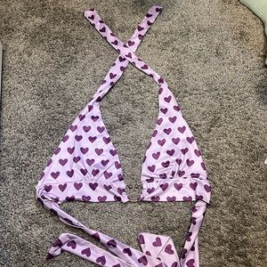 Purple heart tie tank top from Zaful